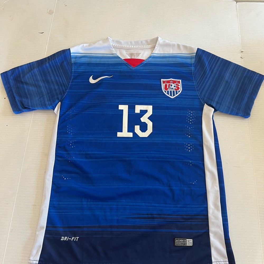 Nike USA Women's National Team Alex Morgan 2015 World Cup Away Soccer Jersey